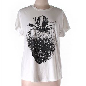 Gap strawberry print t shirt